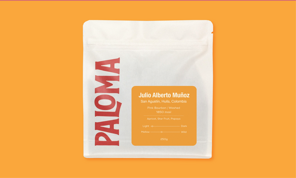 Julio Alberto Muñoz Pink Bourbon - Colombia